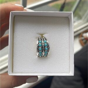 Premier Designs sterling silver and Turquoise ring